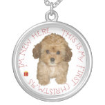 Cavachon Christmas Portrait Necklace