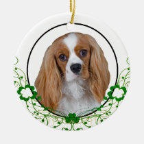 Cavalier KCS St Patrick's Day Ornament ornaments