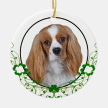 Cavalier KCS St Patrick's Day Ornament