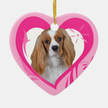Cavalier King Charles Spaniel Valentine Ornament