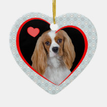Cavalier King Charles Spaniel Valentine Ornament ornaments