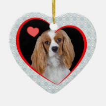 Cavalier King Charles Spaniel Valentine Ornament