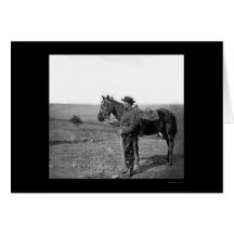 Cavalry Orderly at Antietan 1862 Greeting Cards