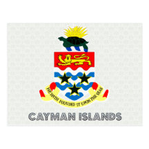 Cayman Islands Coat of Arms Post Card