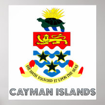 Cayman Islands Coat of Arms Posters