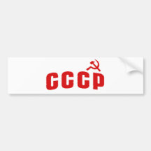 CCCP BUMPER STICKER