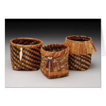 Cedar Bark Baskets #2 Greeting Cards