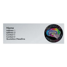 Celebrate Neurodiversity Profile Card Business Card
