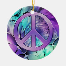 Celebrate Peace Holiday Ornament