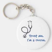 Celebrating nursing and medicine key chain