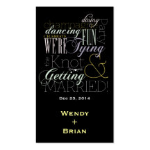 Celebration Fonts Business Card Template