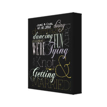 Celebration Fonts Gallery Wrap Canvas