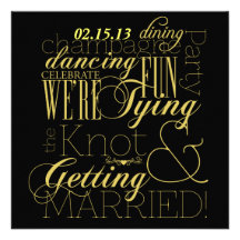 Celebration Fonts Invitation