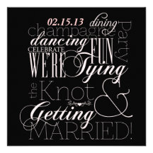 Celebration Fonts Personalised Invitation
