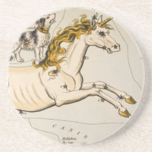 Celestial Vintage Map Drink Coasters