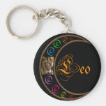 Celestrial Moon Leo Keychain