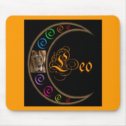 Celestrial Moon Leo Mousepad