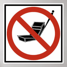 Cell Phone Use Prohibited Posters