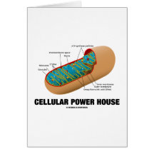 Cellular Power House (Mitochondrion) Greeting Card