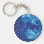 Celtic Blue Moon Key Chain