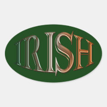 CELTIC CLASSICS Irish Flag Collection Sticker