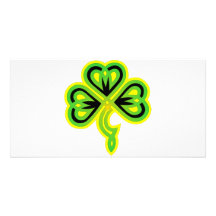 Celtic Clover Photo Cards