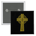 Celtic Cross Pinback Button