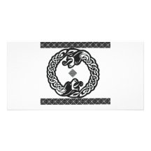 Celtic Dragons Photo Card