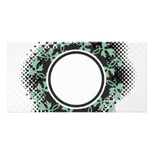 Celtic Halftone Layout Custom Photo Card