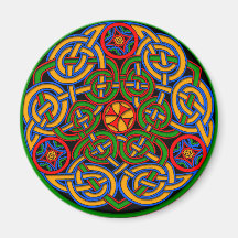 Celtic IIlumination - Trinity Circle Fridge Magnet