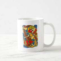Celtic Illumination - Horse and Lion Coffee Mug