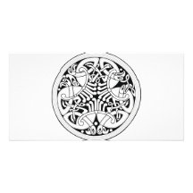 Celtic Knot Art Photo Card Template