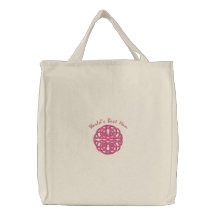 Celtic Knot - Coral - World's Best Mum Canvas Bag