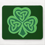 Celtic Knot Shamrock Mouse Pads