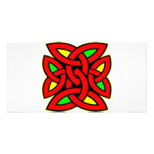Celtic Knot Tattoo Photo Card Template