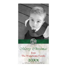 Celtic Knot Triskelion Holiday Christmas Photo Picture Card