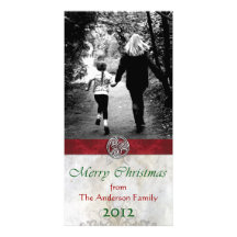 Celtic Knot Triskelion HolidayChristmas Photo Photo Card Template