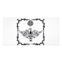 Celtic Phoenix Customized Photo Card