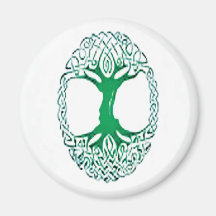 celtic tree of life fridge magnet