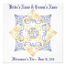 Celtic Wedding Knot Inivitation (Non-traditional) Custom Announcements
