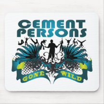 Cement Persons Gone Wild Mouse Mat