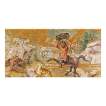 Centaur Mosaic Killing A Tiger 100AD-200AD Photo Cards