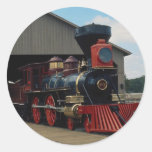 Central Pacific, 4-4-0 Round Sticker