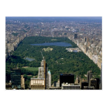 Central Park from the south, New York City, USA Post Cards
