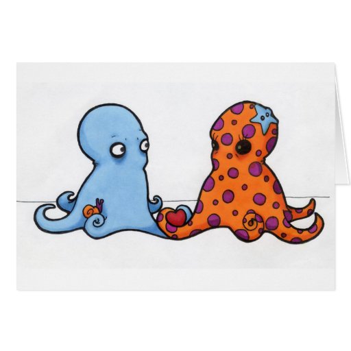 cephalopod <3 greeting card