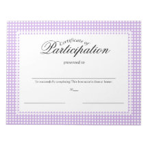 Certificates of Participation Scratch Pad
