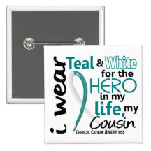 Cervical Cancer For My Hero My Cousin 2 Buttons