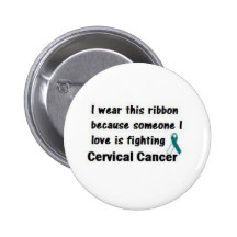 Cervical Cancer Pinback Buttons