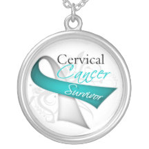 Cervical Cancer Survivor Personalized Necklace