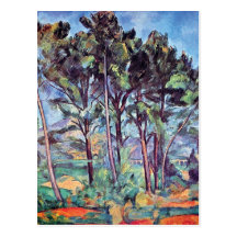 Cezanne - Pines And Aqueduct Postcard